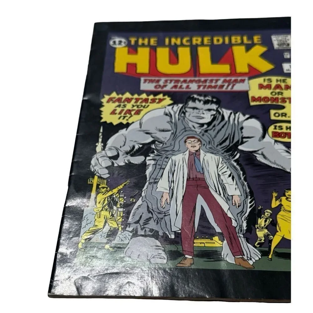 Marvel The Incredible Hulk 1 Toy Biz Reprint Comic Book Not For Sale Version